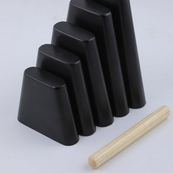 MRLESS 1 Set Small Metal Cowbell Stage Performance Instrument with Stick for Live Shows Studio Recording and Percussion Enthusiasts