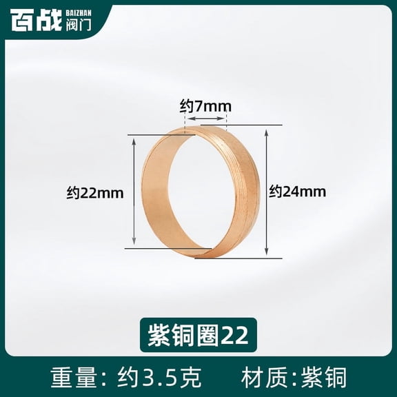 WEUVEB 10 Pcs Copper Clamp Brackets for Pump Installation, Secure Pipe Fastening, and Hardware