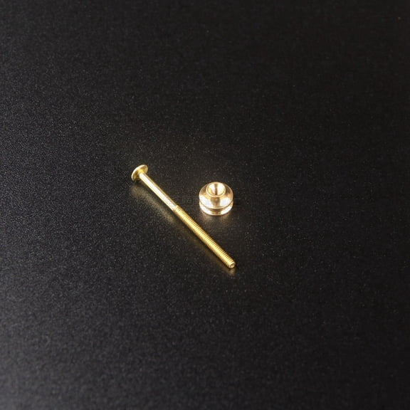 MRLESS 10 Sets Tea Kettle Lid Knob Screws and Nuts, Easy to Install Brass Hardware for Tea Pot Lid Knob Replacement, Durable and Sturdy