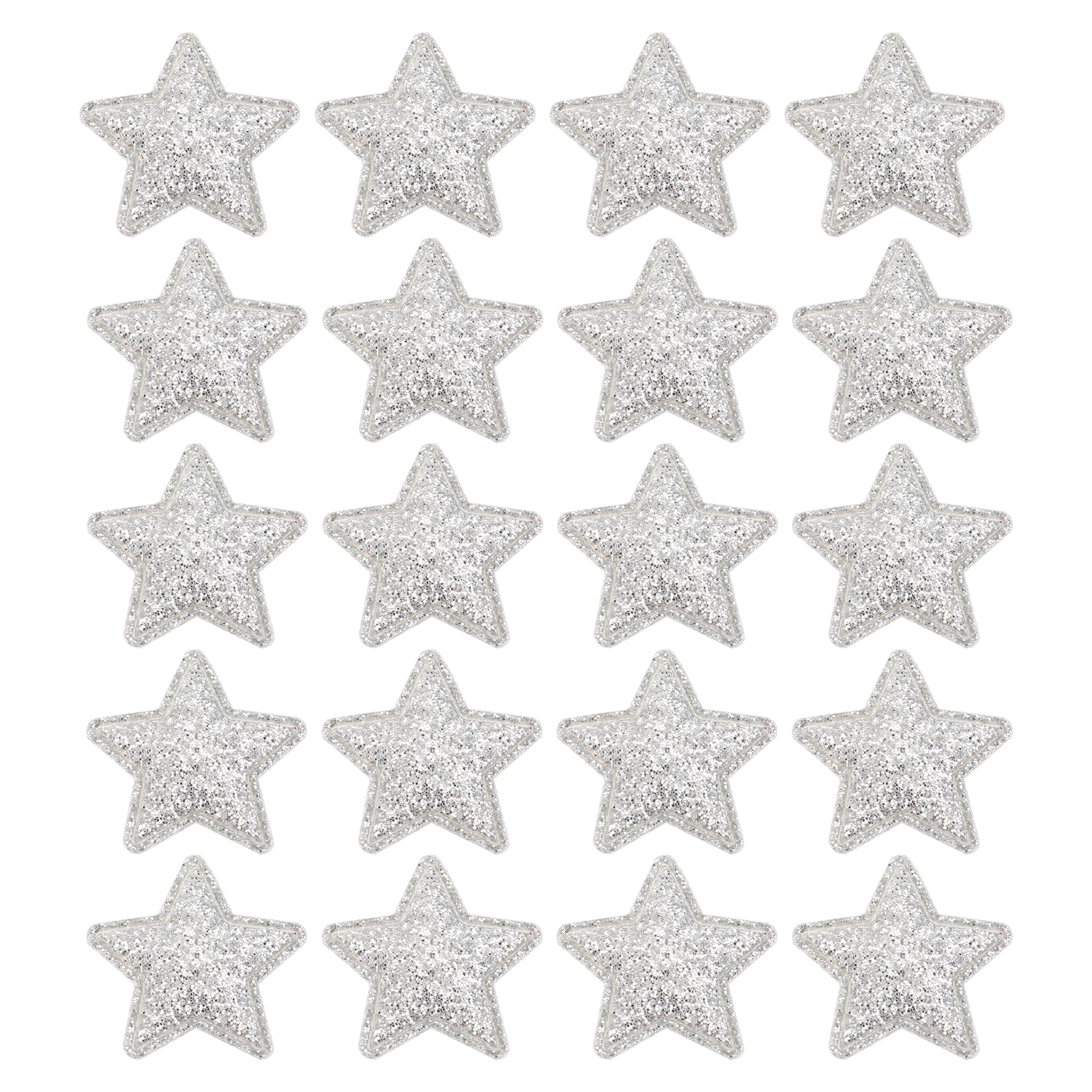 GETAJGHSD Five-Pointed Star Patches for Repairing Clothing 100Set 1.0In ...