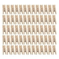 thumbnail image 1 of MRLESS Pack of 100 Mini Wooden Clothespins for Hanging Photos, Cards, Memos, Crafts, and Home Decor Display, 1 of 7