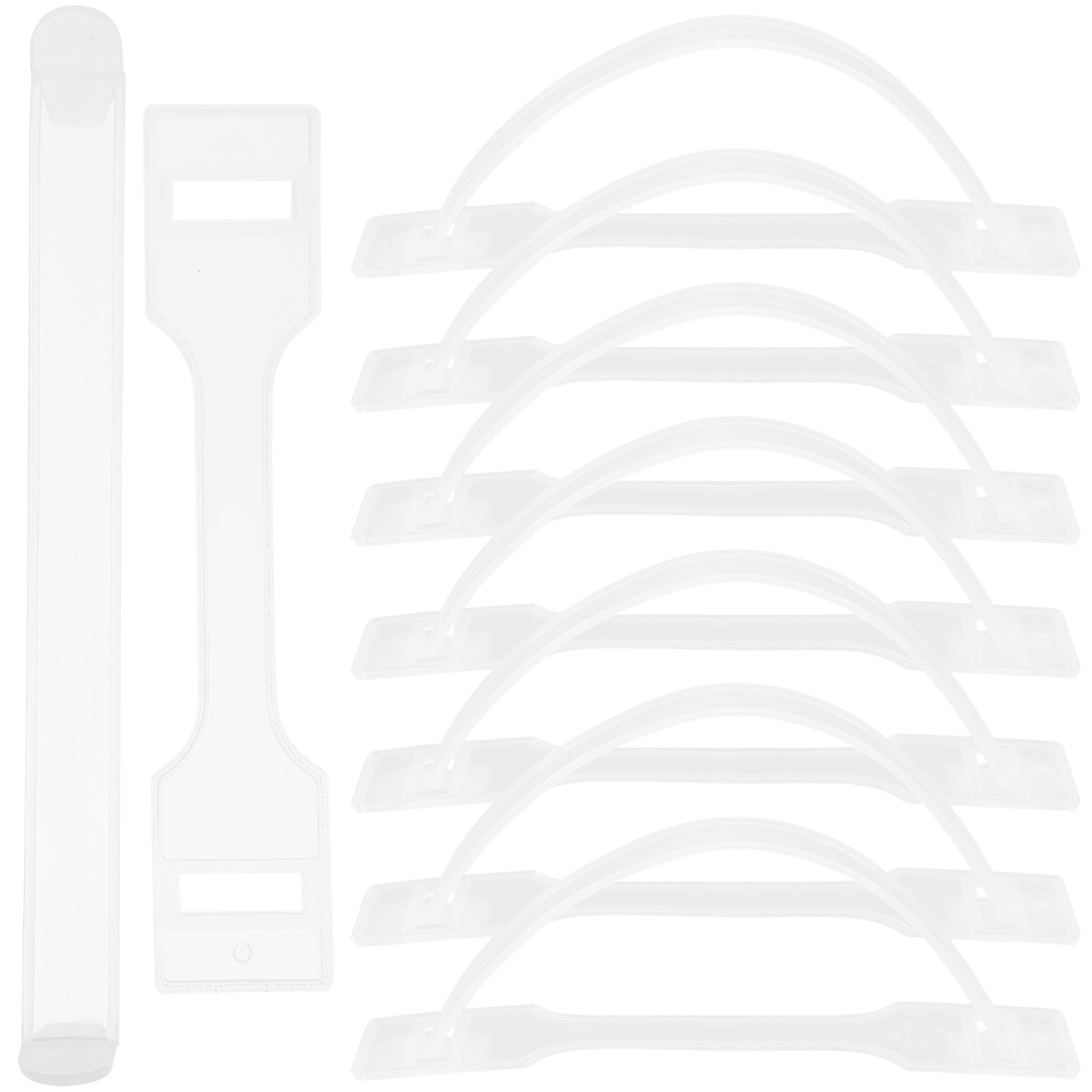 WEUVEB Box Carrying Straps with Handles Transparent PP 100 Sets ...