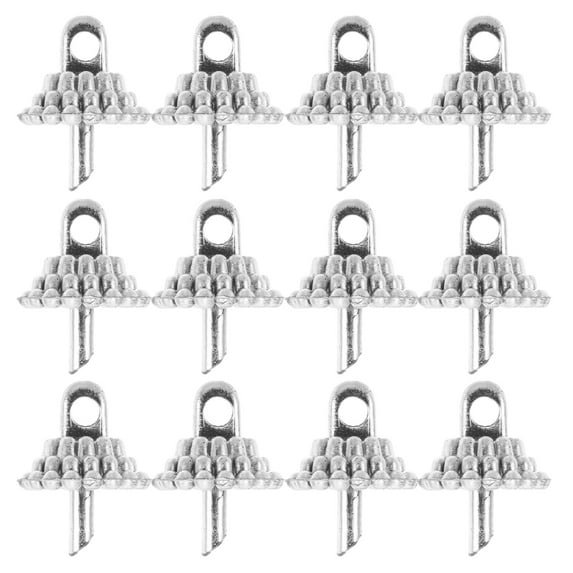 MRLESS 100pcs Christmas Ornament Caps Replacement Hangers for DIY Christmas Tree Ornaments and Holiday Decor