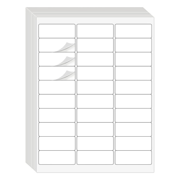 MRLESS 100pcs Printable Address Labels White Blank Sticker Sheets for Mailing Shipping Envelopes Compatible with Inkjet Printers