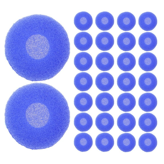 MRLESS 100pcs Soft Replacement Ear Tips for Earbuds Headphones Ear Pads Cushions Sponge Covers Accessories Blue