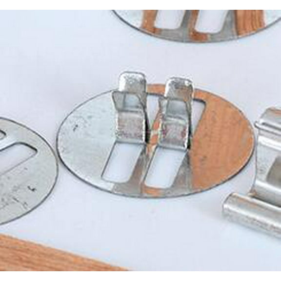 MRLESS 100pcs Wick Clip For Candles Making Candles Wick Holders Wood Candles Wicks Metal Base Candles Making Accessories For Diy Candles