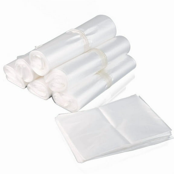 MRLESS 10Pcs Clear Plastic Storage Bags for Clothing Transparent Garment Bags for Closet Organization for Moving and Packaging