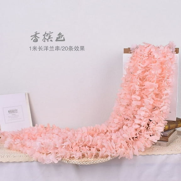 MRLESS 10pcs Artificial Wisteria Flower Garlands for Wedding, Home Hanging Floral Vines, Party Decor, High Simulation Fake Wisteria Flowers