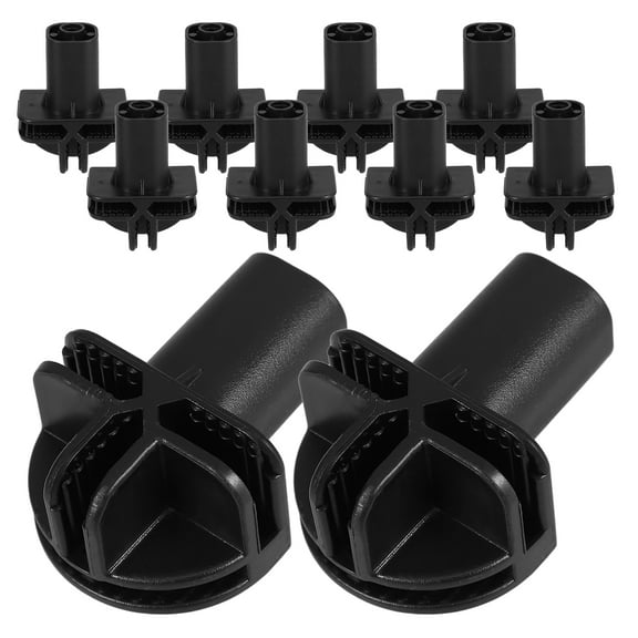 MRLESS 10-Pack Plastic Replacement Wheel Buckles and Connectors for Wire Cube Storage Units and Small Tool Cart Organizers