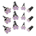 thumbnail image 1 of WEUVEB 12Pcs Purple Alloy Car Air Freshener Vent Clips Daisy Flower Design for Fresh Interiors, 1 of 7