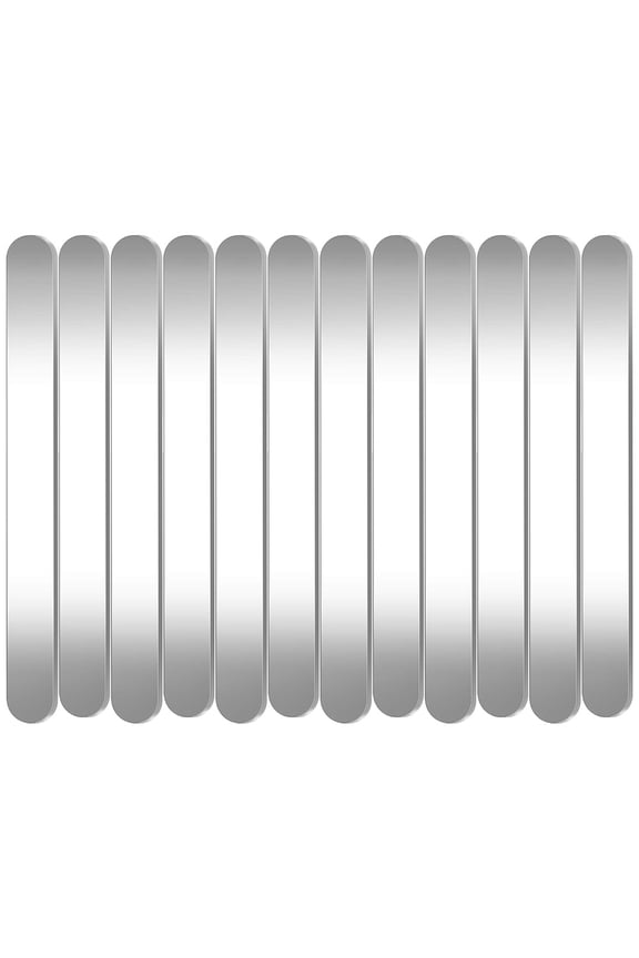 12pcs Stainless Steel Bracelet Blanks for DIY Bracelet Making