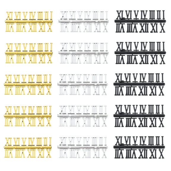 MRLESS 15 Clock Numerals Mechanism DIY Hanging Clock Numbers for Repairing Accessories