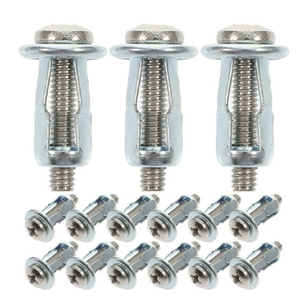 MRLESS 15pcs Hollow Door Anchors Screws Metal Expansion Bolt Short Plasterboard Anchors Heavy Duty Wall Anchors for Cavity Fixing Hanging Wall Anchors