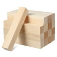 thumbnail image 1 of 16 Pcs Square Dowels Wood Rods Wooden Blocks Unfinished Strips Craft Pieces Square Sticks for Projects, 1 of 9