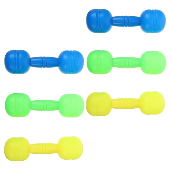 MRLESS 2 Pairs Kids Plastic Dumbbells for Toddlers Morning Exercise and Fitness Safe and Fun Workout Equipment for Children