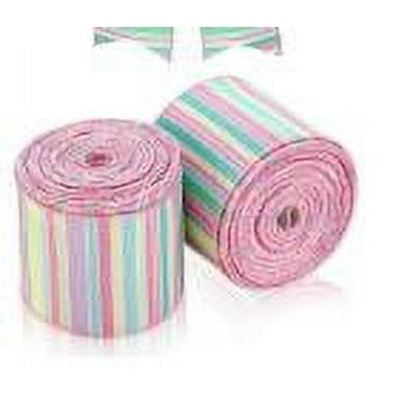MRLESS 2 Rolls Easter Burlap Ribbon with Wired Edge Spring Pastel Wired Ribbon for Present Wrapping Crafting Easter Wreath Decorations