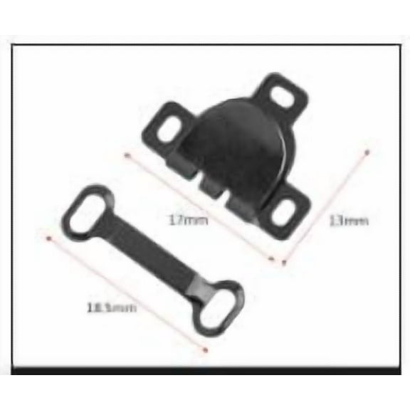 MRLESS 20 Set Invisible Metal Pants Hook and Eye Set Waist Tightener Clips for Trousers, Skirts, and Dress Pants DIY Sewing Clothing Fasteners