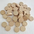 thumbnail image 1 of MRLESS 200pcs Round Unfinished Wood Slices Wooden Discs for Crafts, Christmas Ornaments, Wood Cutouts, Decoration, Khaki 1CM, 1 of 8