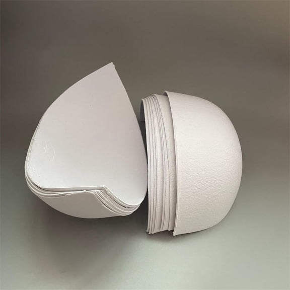 MRLESS 20Pcs Baseball Cap Inserts Baseball Crown Bump Cap Insert Hat Sweat Liner Hat Support Brim Hat Crown White