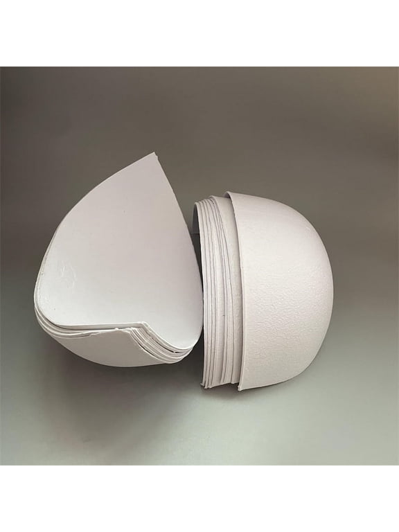 20Pcs Baseball Cap Inserts Baseball Crown Bump Cap Insert Hat Sweat Liner Hat Support Brim Hat Crown White