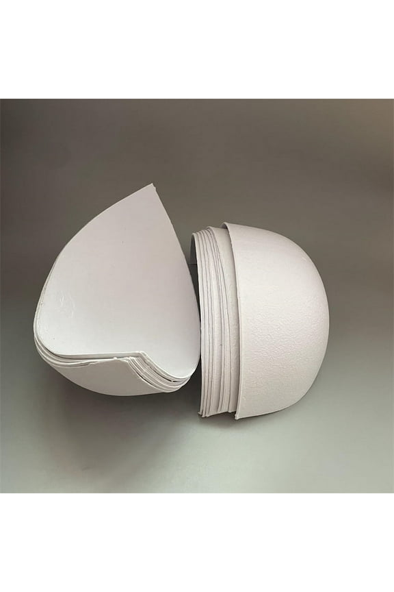 20Pcs Baseball Cap Inserts Baseball Crown Bump Cap Insert Hat Sweat Liner Hat Support Brim Hat Crown White