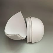 MRLESS 20Pcs Baseball Cap Inserts Baseball Crown Bump Cap Insert Hat Sweat Liner Hat Support Brim Hat Crown White