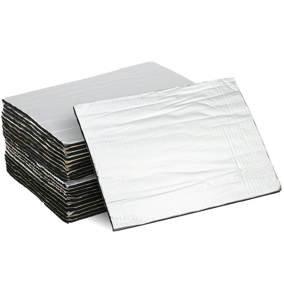 MRLESS 20pcs Car Sound Deadening Mat 25*18cm*5mm