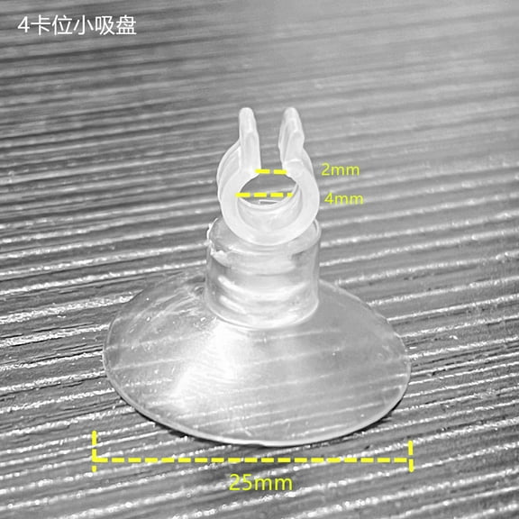 MRLESS 20pcs Mini Suction Cup Holders For Lights Outdoor Light Hooks Holiday Decoration Clips Window Light Suction Cups Clip String Light Suction Cup Clips