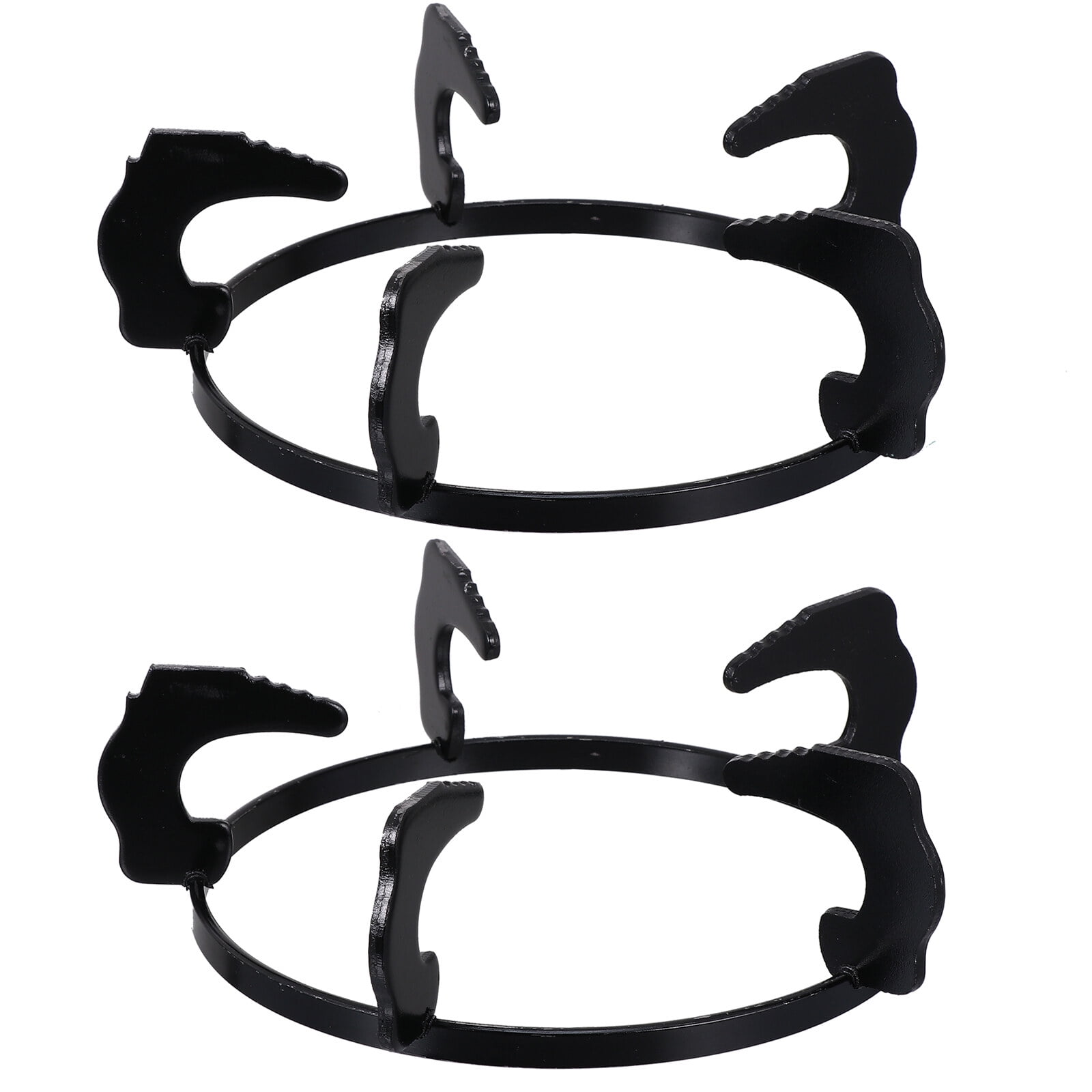 MRLESS 2-Pack 18.5cm Cast Iron Wok Support for Gas Stove Cooktop, Kitchen Accessory