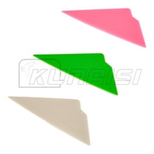 MRLESS 2pcs Automotive Window Tints Tools Set Plastic Scrapers with Triangular Tip for Precise Edge Trimming Portable for Car Film Installation and Removal