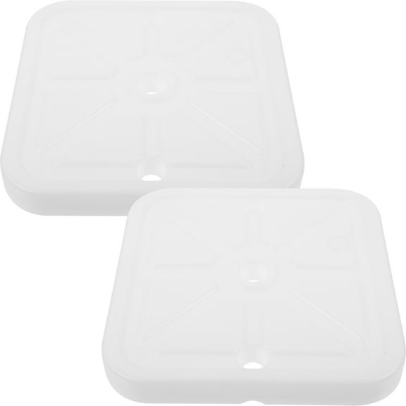 WEUVEB Balloon Holders for Floor Tower Stand Base White 2Pcs for Party Decoration