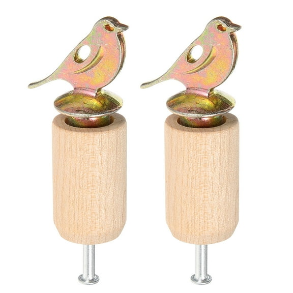 MRLESS 2pcs Wooden Bird Caller Whistles for Kids, Imitate Bird Sounds, Practice Bird Calls, Bird Watching & Training Supplies