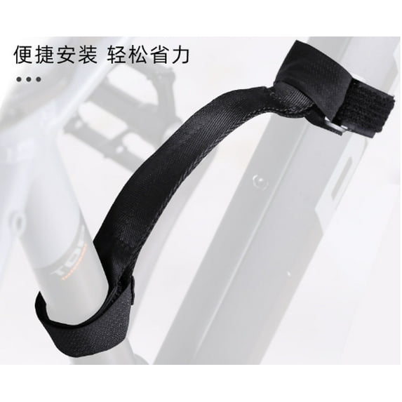 MRLESS 2-Pack Nylon Bike Carrying Straps with Handle Frame Lifter for Easy Transport on Stairs and Hills