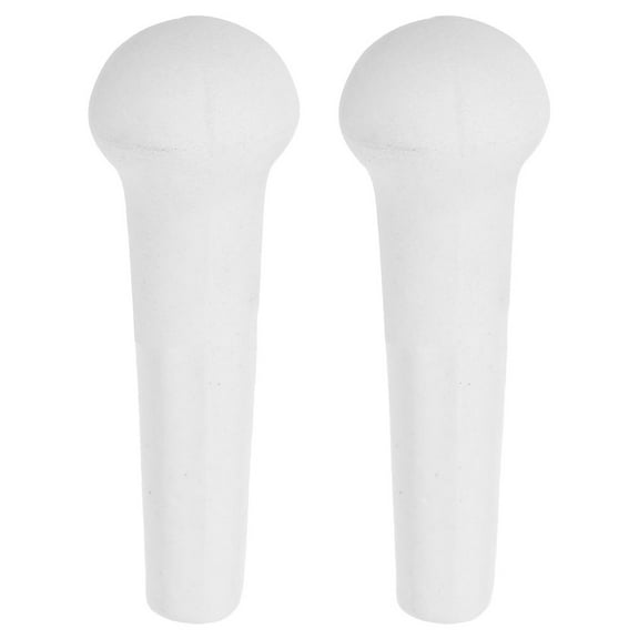MRLESS 2pcs Ceramic Food Grinding Sticks Baby Food Masher Handheld Grinder Garlic Pounder Kitchen Tool Medicine Spice Marble Pestle Replacement