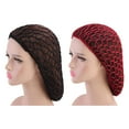 thumbnail image 1 of MRLESS 2pcs Crocheted Hair Net Caps for Women, Breathable Hair Care Accessories for Styling and Hair, 1 of 6