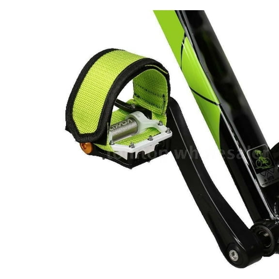 MRLESS 2pcs Footrest Straps for Exercise Bike Pedals, Fixed Pedal Straps for Cycling Training and Workout