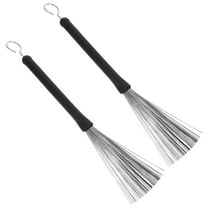 GOOHOCHY Set of 2 Stainless Steel Drumsticks Wire Drum Percussion Instruments for Music Performance