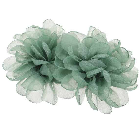 MRLESS 2pcs Elegant Flower Shoe Clips for Women, Detachable Decorative Buckles, Stylish Shoe Accessories for Unique Footwear