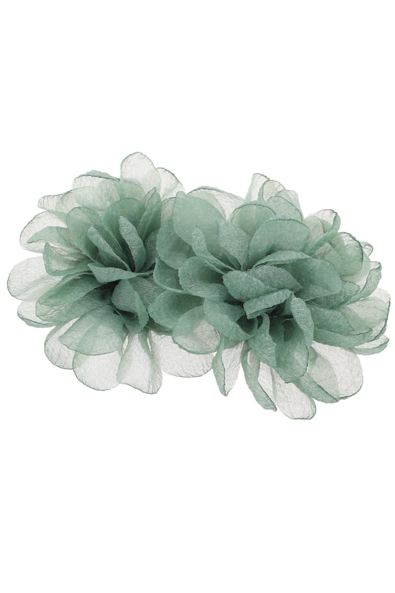 2pcs Elegant Flower Shoe Clips for Women, Detachable Decorative Buckles, Stylish Shoe Accessories for Unique Footwear