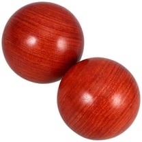 MRLESS Set of 2 Wooden Baoding Balls Hand Exercise Massage Balls Fitness Training Tool for Hand Strength and Relaxation