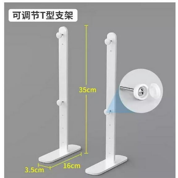 MRLESS 2pcs Height Adjustable Pegboard Panel Display Stand Office Desk Pegboard Brackets Pegboard Accessories For Home Office