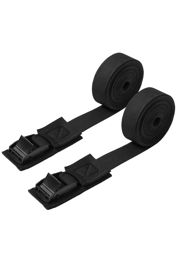 2pcs Luggage Lashing Straps Bike Rack Straps Buckle Tie Down Straps Surfboard Straps for Roof Rack