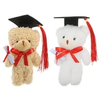 GETAJGHSD Bear Shape Graduation Bear Assorted Color for Graduation Celebration 2Pcs 5.3x3x3in