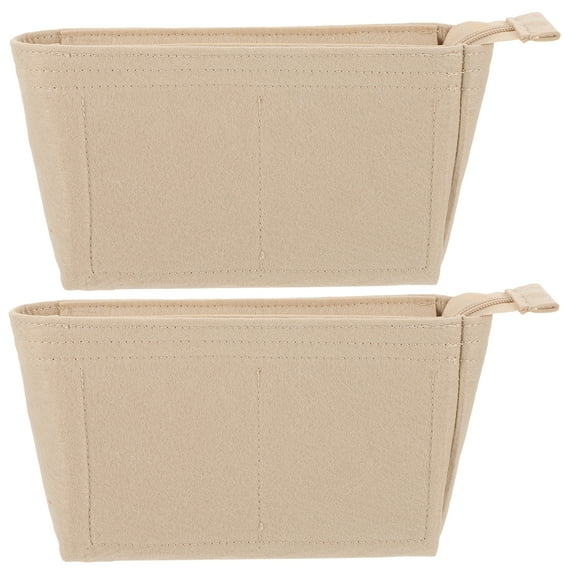 MRLESS 2pcs Purse Organizer Inserts Insert Bag Organizer Small Handbag Purse Insert Purse Felt Inserts