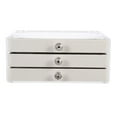 thumbnail image 1 of MRLESS 3-Tier Jewelry Storage Box Organizer for Earrings, Rings, Necklaces, and Bracelets, 1 of 8