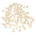 thumbnail image 1 of MRLESS 300pcs Unpainted Wood Alphabet Letters DIY Craft Uppercase Blank Letters for Homemade Art Projects, Wall Decor, Painting Boards, 1 of 8