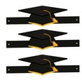 thumbnail image 1 of MRLESS 36pcs Paper Graduation Hats Diy Grad Caps For Graduation Party Supplies Adjustable Elastic Band Diy Grad Caps For Secure Fit, 1 of 6