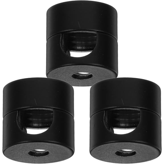 MRLESS 3-Pack Aluminium Cable Cord Swag Hooks for Hanging Lights, DIY Ceiling Lamp & Chandelier Cable Holders