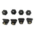 thumbnail image 1 of MRLESS 4 Sets American Football Helmet Visor Clips And Screws Set Football Helmet Secure Fit And Plastic Material, 1 of 8