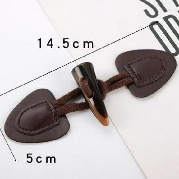 MRLESS 4 Sets Toggle Buttons for Coats Jackets Cardigans Clothes Closure Coat Buttons for Overcoats Sweaters Replacement